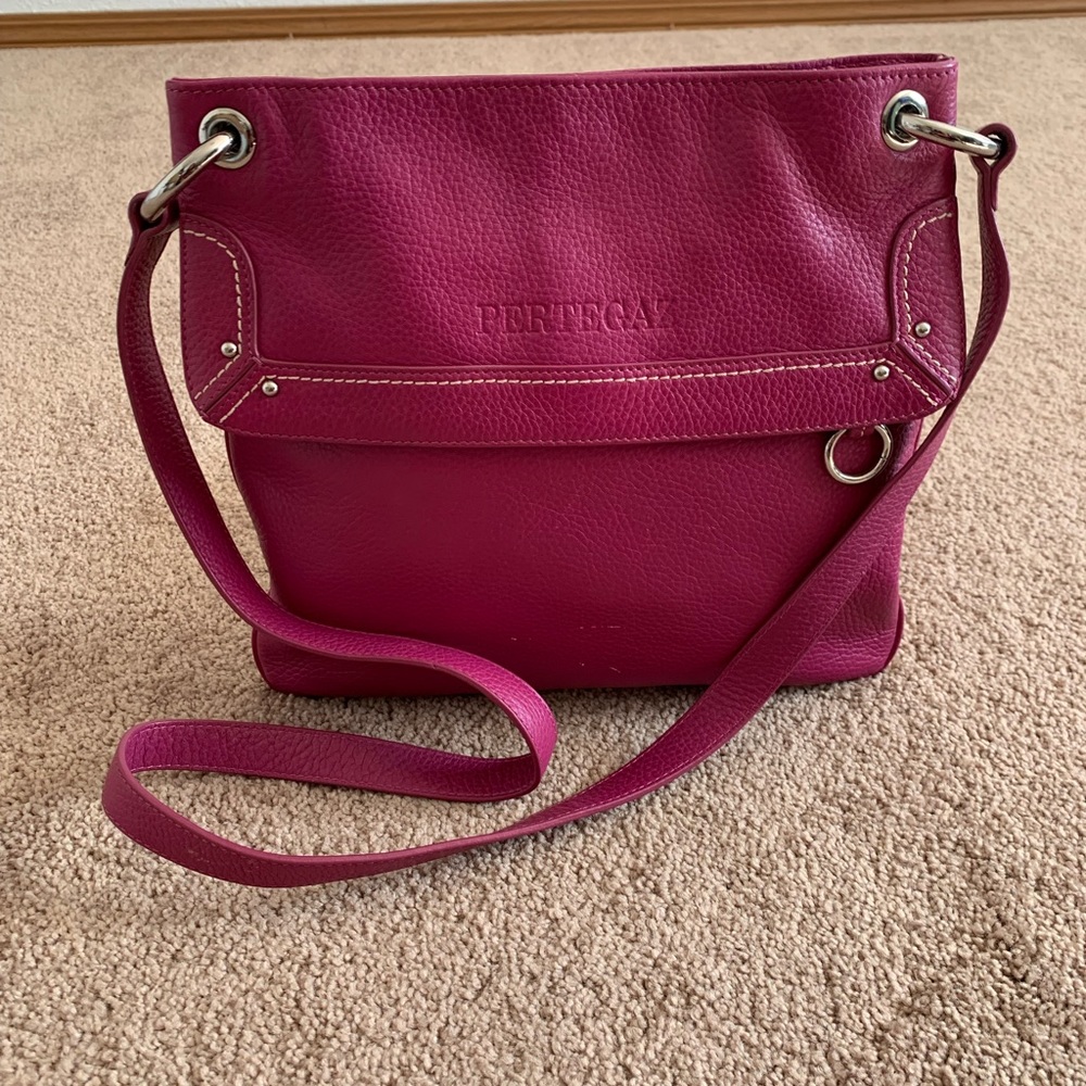 Pertegaz Vintage Leather Crossbody Bag - Made in Spain